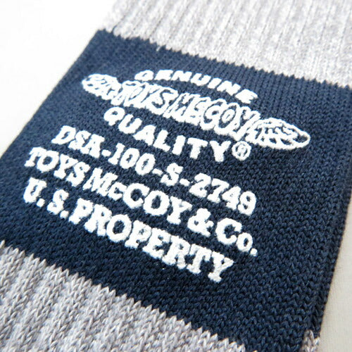 トイズマッコイTOYSMcCOY ソックス CUSHON SOLE SOCKS "TOYS McCOY & CO" TMA2517【2025年春夏新作】