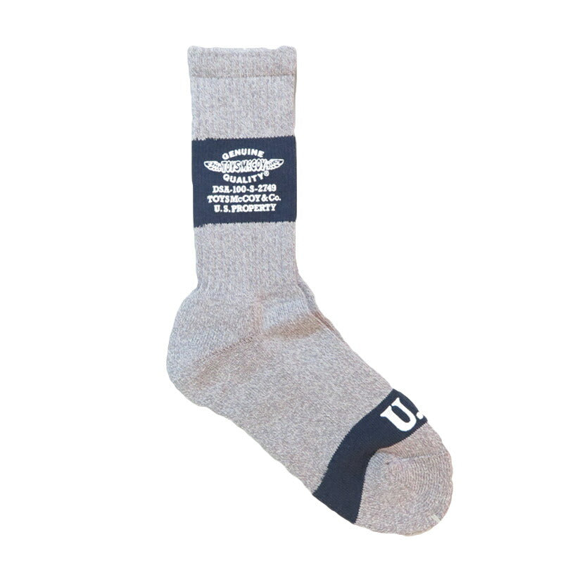 トイズマッコイTOYSMcCOY ソックス CUSHON SOLE SOCKS "TOYS McCOY & CO" TMA2517【2025年春夏新作】