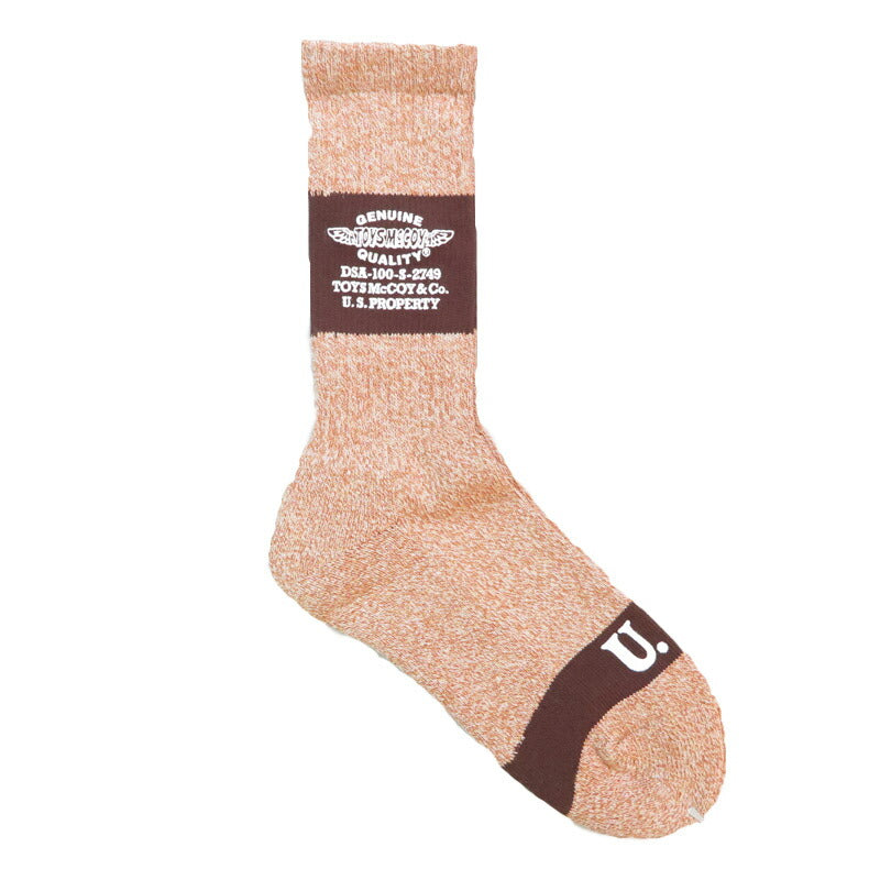 トイズマッコイTOYSMcCOY ソックス CUSHON SOLE SOCKS "TOYS McCOY & CO" TMA2517【2025年春夏新作】