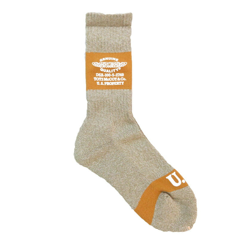 トイズマッコイTOYSMcCOY ソックス CUSHON SOLE SOCKS "TOYS McCOY & CO" TMA2517【2025年春夏新作】
