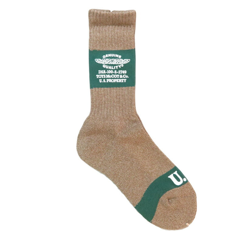 トイズマッコイTOYSMcCOY ソックス CUSHON SOLE SOCKS "TOYS McCOY & CO" TMA2517【2025年春夏新作】