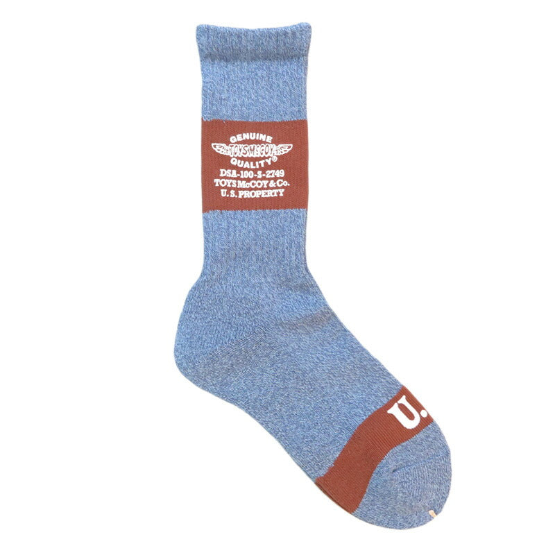 トイズマッコイTOYSMcCOY ソックス CUSHON SOLE SOCKS "TOYS McCOY & CO" TMA2517【2025年春夏新作】