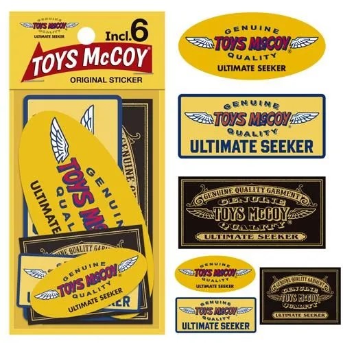 トイズマッコイ TOYS McCOY オリジナルステッカー 6枚セット ORIGINAL STICKER SET Incl.6 TMA2502【2025年春夏新作】