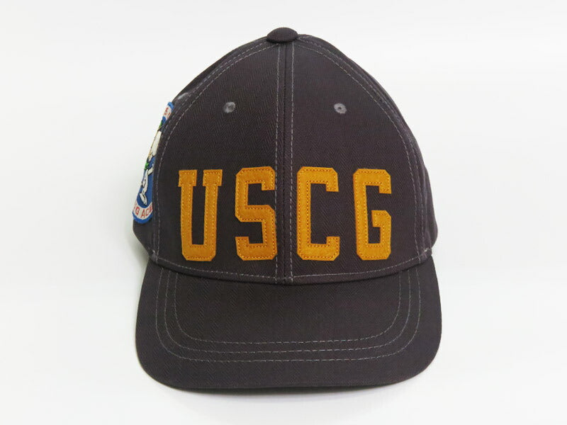 トイズマッコイ TOYS McCOY コットンヘリンボーン キャップ スヌーピー SNOOPY "U.S.C.G. " 帽子 TMA2526【2025年秋冬新作】