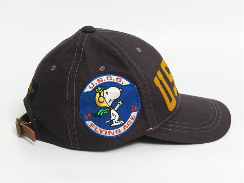 トイズマッコイ TOYS McCOY コットンヘリンボーン キャップ スヌーピー SNOOPY "U.S.C.G. " 帽子 TMA2526【2025年秋冬新作】