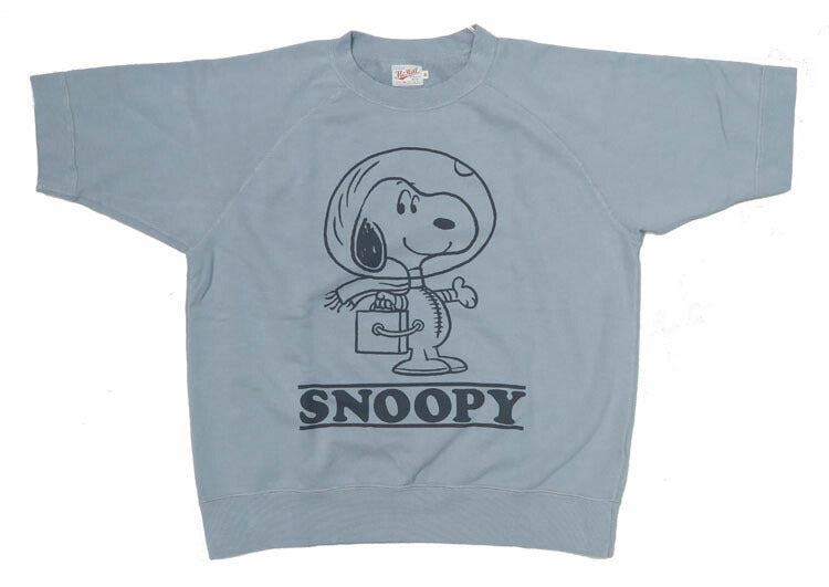 トイズマッコイ TOYS McCOY ラグランスリーブ 半袖 スウェット SNOOPY スヌーピー " FIRST BEAGLE ON THE MOON " TMC2421