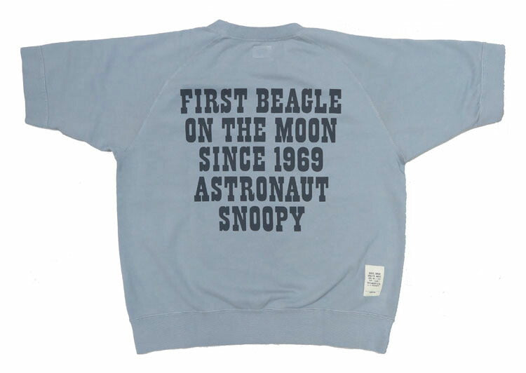 トイズマッコイ TOYS McCOY ラグランスリーブ 半袖 スウェット SNOOPY スヌーピー " FIRST BEAGLE ON THE MOON " TMC2421