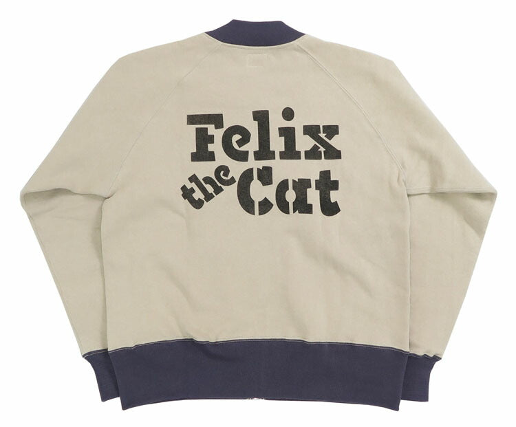 トイズマッコイ TOYS McCOY 長袖 スウェット ジップアップ ヘビーウェイト C-2 FELIX THE CAT フィリックス "1919" TMC2450【2024-25年秋冬新作】
