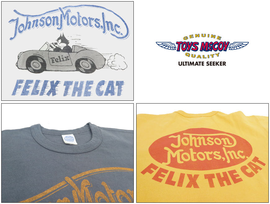 トイズマッコイTOYSMcCOY 半袖 Tシャツ FELEX THE CAT フィリックス " JOHNSON MOTORS " TMC2502【2025春夏新作】