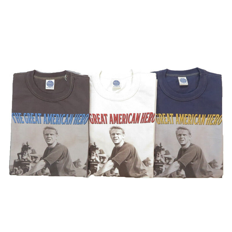 トイズマッコイ TOYSMcCOY 半袖 TシャツS. McQUEEN TEE " THE GREAT AMERICAN HERO " マックイーン TEE TMC2505 【2025年春夏新作】