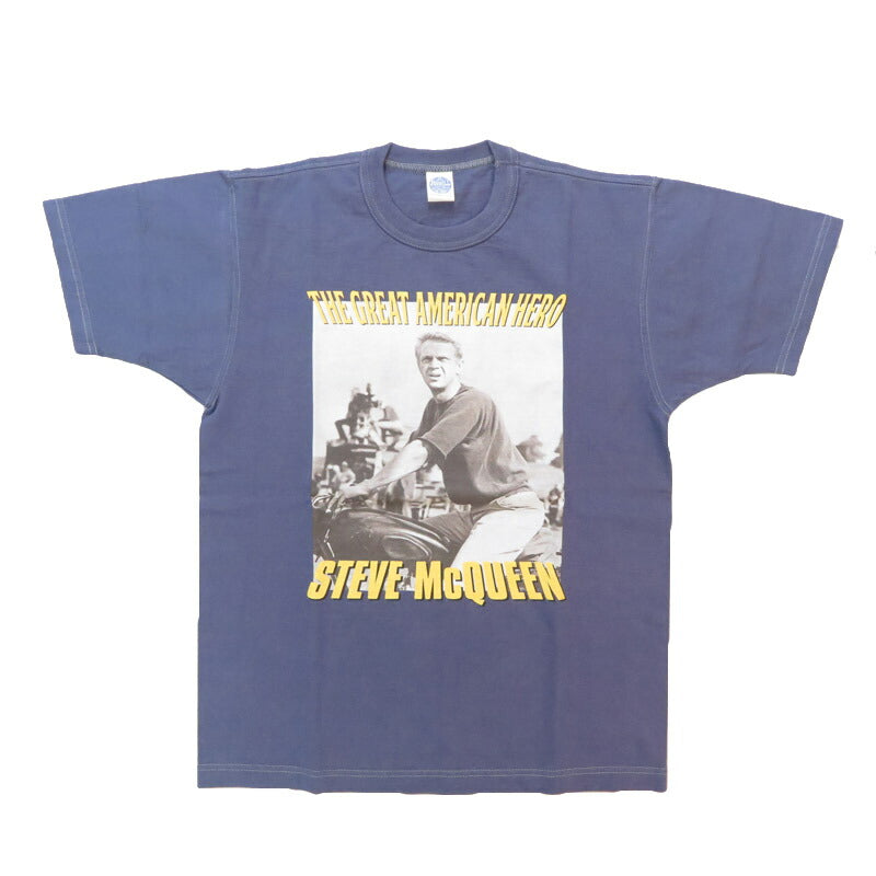 トイズマッコイ TOYSMcCOY 半袖 TシャツS. McQUEEN TEE " THE GREAT AMERICAN HERO " マックイーン TEE TMC2505 【2025年春夏新作】
