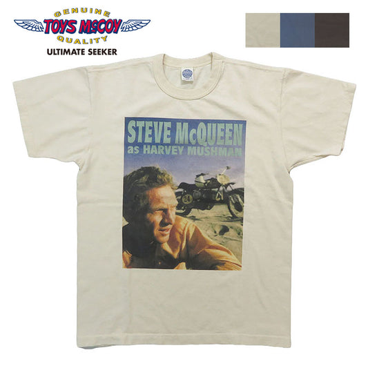 トイズマッコイ  TOYSMcCOY 半袖 Tシャツ " STEVE McQUEEN as HARVEY MUSHMAN " マックイーン TEE tmc2507 【2025年春夏新作】