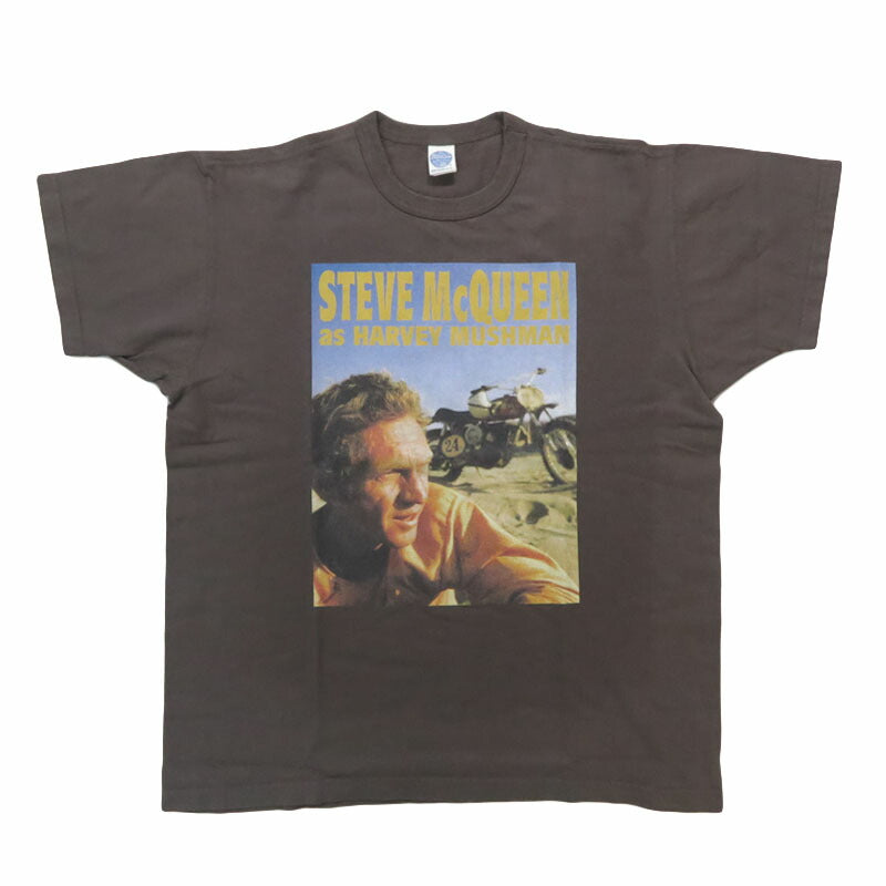 トイズマッコイ TOYSMcCOY 半袖 Tシャツ " STEVE McQUEEN as HARVEY MUSHMAN " マックイーン TEE tmc2507 【2025年春夏新作】