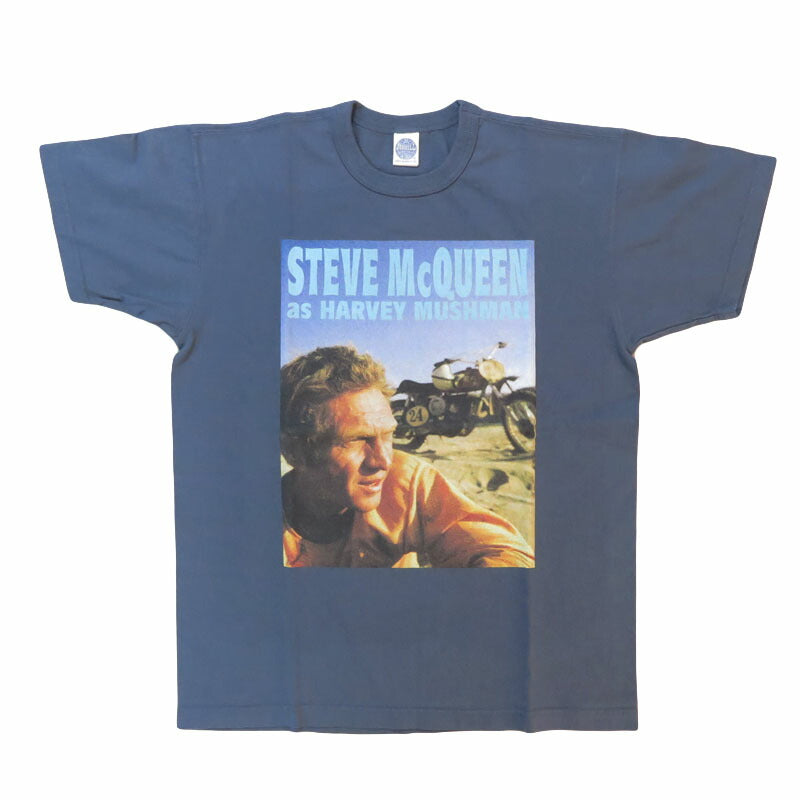 トイズマッコイ TOYSMcCOY 半袖 Tシャツ " STEVE McQUEEN as HARVEY MUSHMAN " マックイーン TEE tmc2507 【2025年春夏新作】