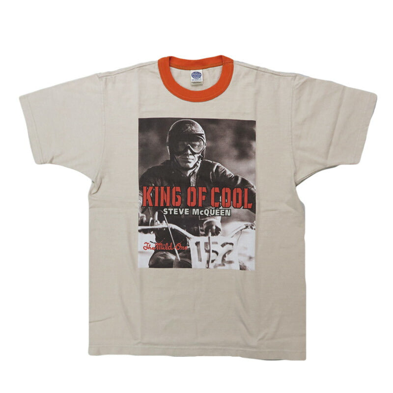 トイズマッコイ TOYS McCOY 半袖 Tシャツ S. McQUEEN™ TEE " KING OF COOL 1963 " マックイーン TEE TMC2508 【2025年春夏新作】