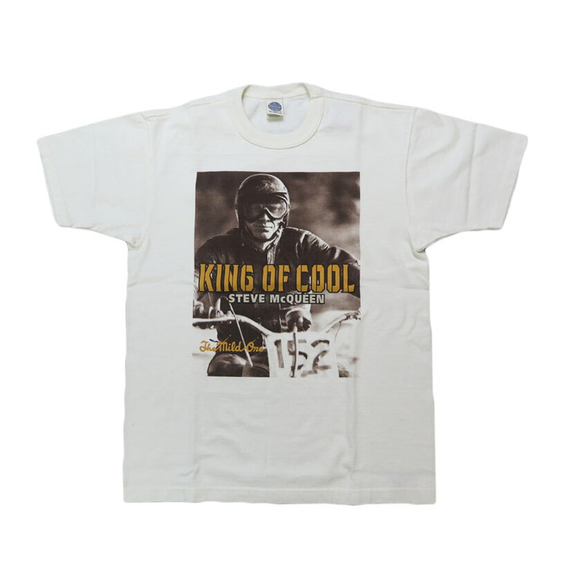 トイズマッコイ TOYS McCOY 半袖 Tシャツ S. McQUEEN™ TEE " KING OF COOL 1963 " マックイーン TEE TMC2508 【2025年春夏新作】