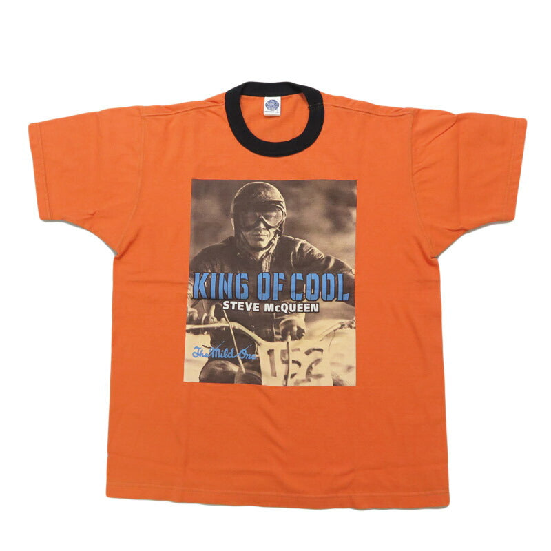 トイズマッコイ TOYS McCOY 半袖 Tシャツ S. McQUEEN™ TEE " KING OF COOL 1963 " マックイーン TEE TMC2508 【2025年春夏新作】
