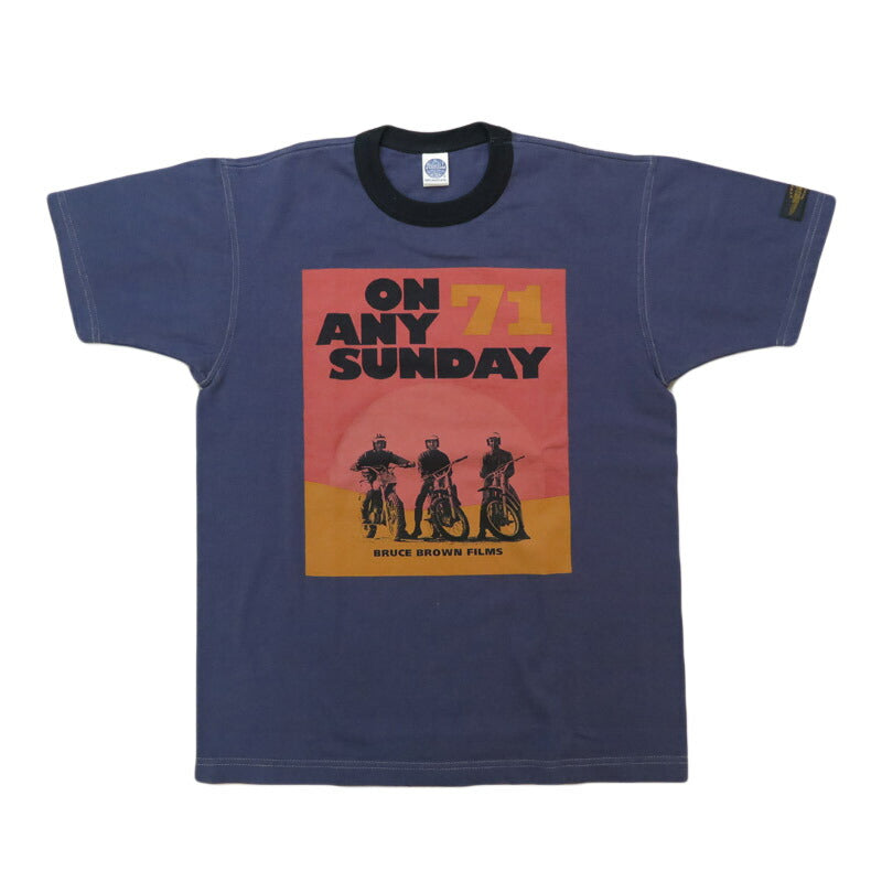トイズマッコイ TOYS McCOY 半袖 Tシャツ" ON ANY SUNDAY 71 "マックイーン TEE TMC2510 【2025年春夏新作】