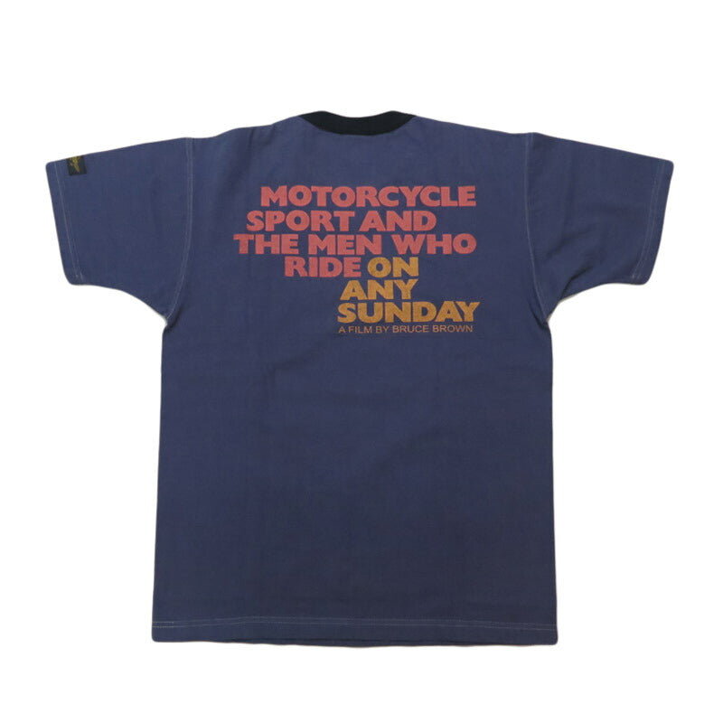 トイズマッコイ TOYS McCOY 半袖 Tシャツ" ON ANY SUNDAY 71 "マックイーン TEE TMC2510 【2025年春夏新作】