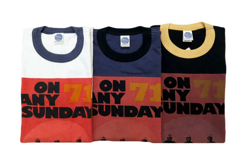 トイズマッコイ TOYS McCOY 半袖 Tシャツ" ON ANY SUNDAY 71 "マックイーン TEE TMC2510 【2025年春夏新作】