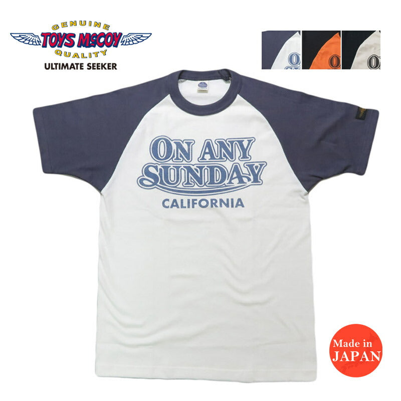 トイズマッコイ TOYS McCOY 半袖 Tシャツ ON ANY SUNDAY TEE " ON ANY SUNDAY CALIF. " TMC2511 【2025年春夏新作】