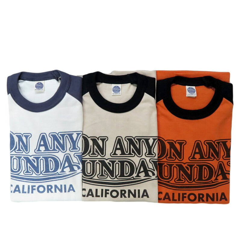 トイズマッコイ TOYS McCOY 半袖 Tシャツ ON ANY SUNDAY TEE " ON ANY SUNDAY CALIF. " TMC2511 【2025年春夏新作】