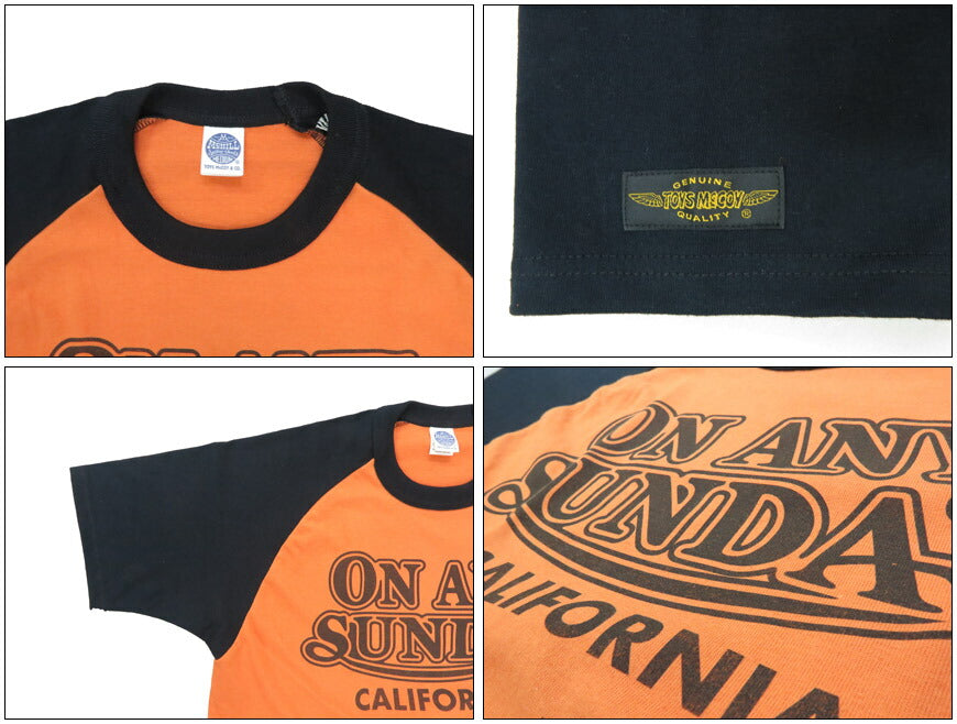 トイズマッコイ TOYS McCOY 半袖 Tシャツ ON ANY SUNDAY TEE " ON ANY SUNDAY CALIF. " TMC2511 【2025年春夏新作】