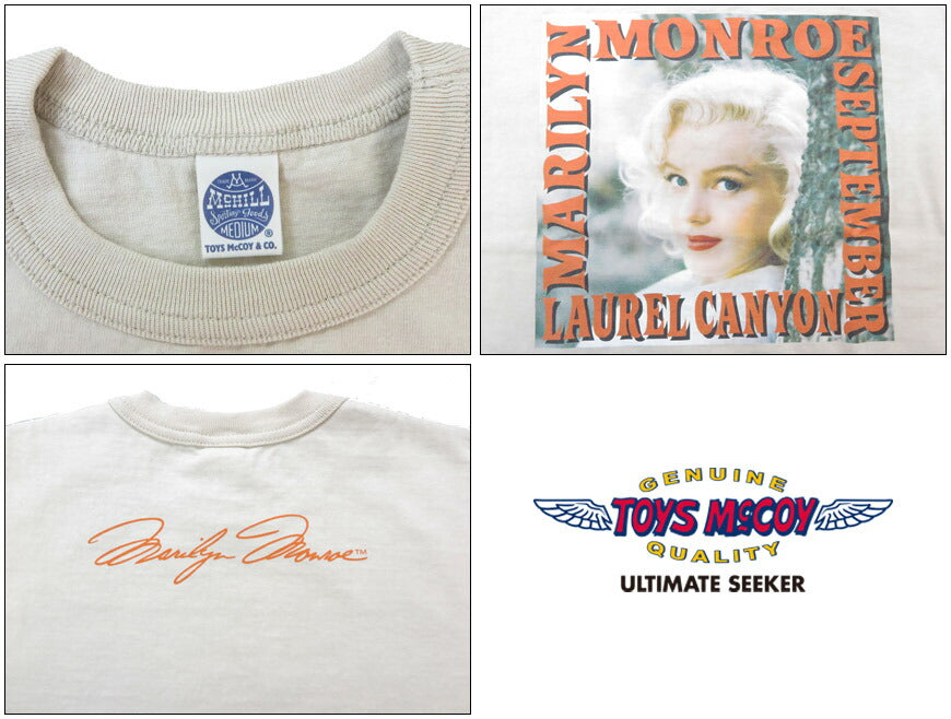 トイズマッコイTOYSMcCOY 半袖 Tシャツ MARILYN MONROE TEE マリリンモンロー tmc2512 【2025年春夏新作】