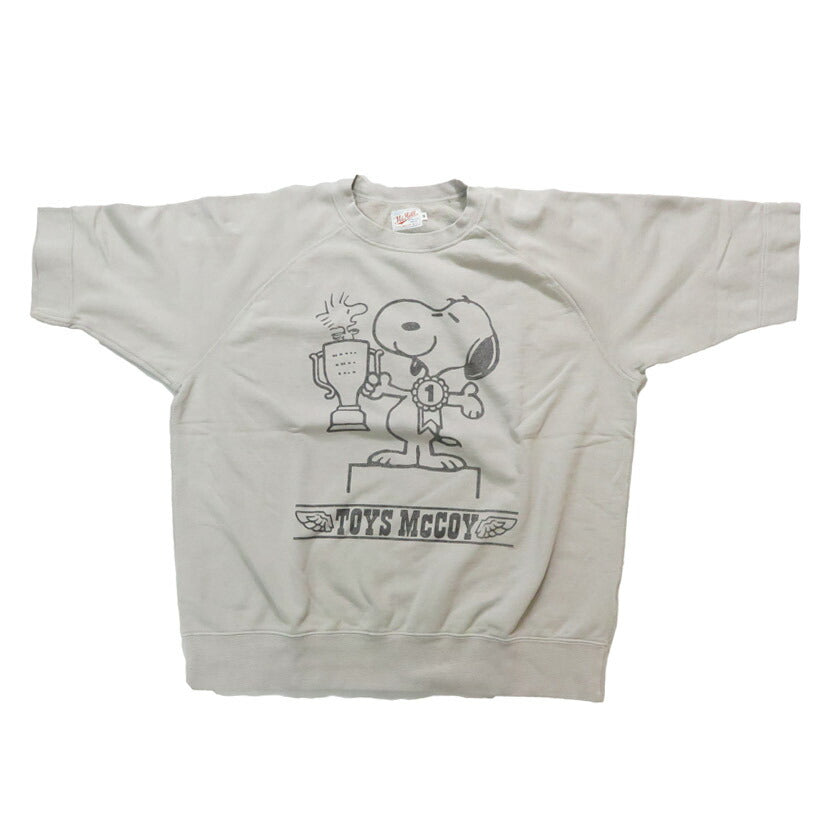 トイズマッコイTOYSMcCOYラグランスリーブ半袖スウェットSNOOPYスヌーピー