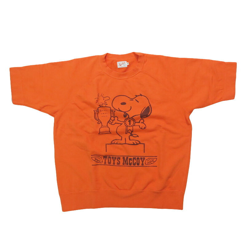 トイズマッコイTOYSMcCOYラグランスリーブ半袖スウェットSNOOPYスヌーピー