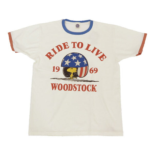 トイズマッコイTOYSMcCOY 半袖 Tシャツ MOTORCYCLE TEE WOODSTOCK RIDE TO LIVE 1969 TMC2522【2025年春夏新作】