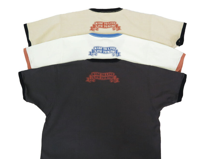 トイズマッコイTOYSMcCOY 半袖 Tシャツ MOTORCYCLE TEE WOODSTOCK RIDE TO LIVE 1969 TMC2522【2025年春夏新作】