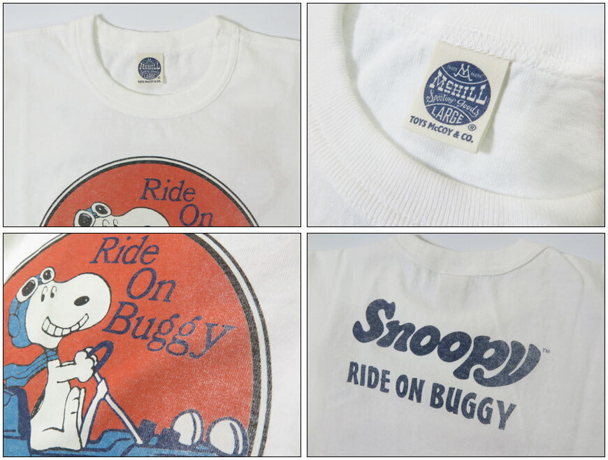 トイズマッコイ TOYSMcCOY 半袖 Tシャツ SNOOPY スヌーピー “RIDE ON BUGGY” TMC2526【2025年春夏新作】