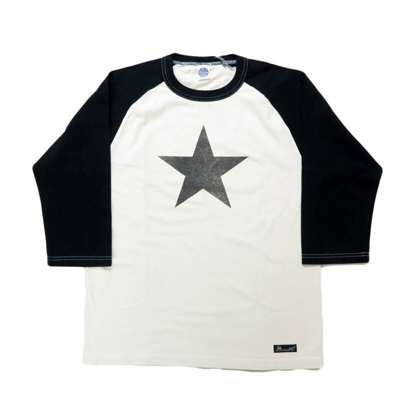 トイズマッコイ TOYS McCOY 6分袖 ラグランスリーブ Tシャツ CROPPED RAGLAN TEE "DURABLE ONE STAR " TMC2534【2025年春夏新作】