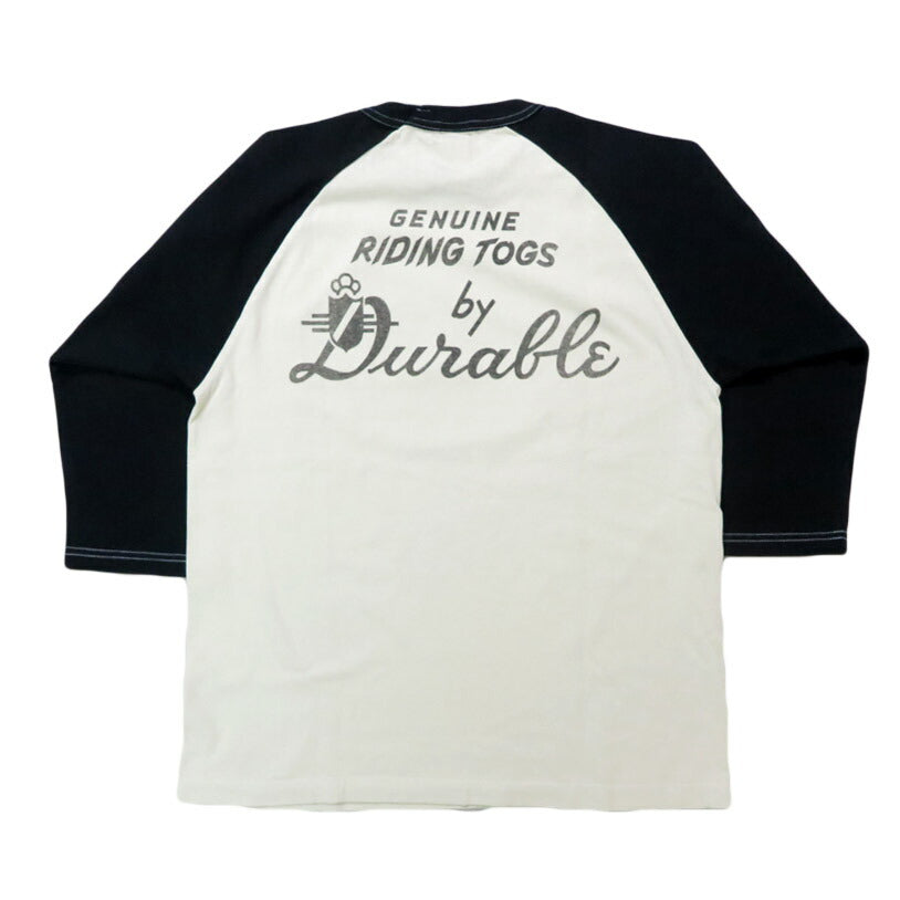トイズマッコイ TOYS McCOY 6分袖 ラグランスリーブ Tシャツ CROPPED RAGLAN TEE "DURABLE ONE STAR " TMC2534【2025年春夏新作】