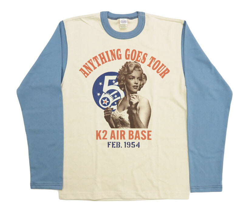 トイズマッコイ TOYS McCOY 長袖 Tシャツ マリリンモンロー LONG SLEEVE TEE MARILYN MONROE "ANYTHING GOES TOUR" TMC2544【2025年秋冬新作】