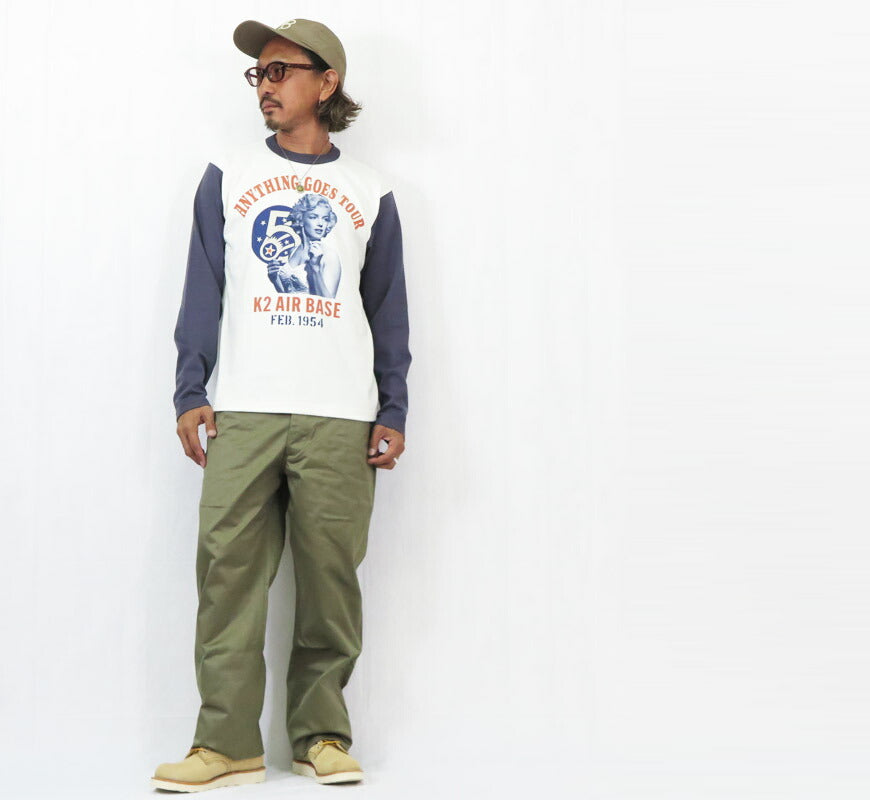 トイズマッコイ TOYS McCOY 長袖 Tシャツ マリリンモンロー LONG SLEEVE TEE MARILYN MONROE "ANYTHING GOES TOUR" TMC2544【2025年秋冬新作】