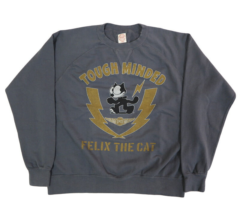 トイズマッコイ TOYS McCOY 長袖 プリント ガーメントダイ クルーネック スウェット FELIX THE CAT フィリックス "TOUGH MINDED" TMC2548【2025年秋冬新作】