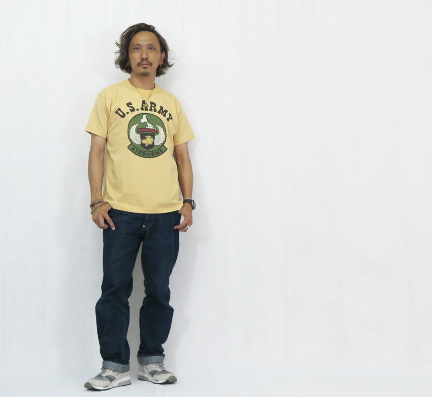 トイズマッコイ TOYS McCOY スヌーピーT SNOOPY TEE “U.S. ARMY AIRBORNE SUBDUED” 【2025年春夏新作】