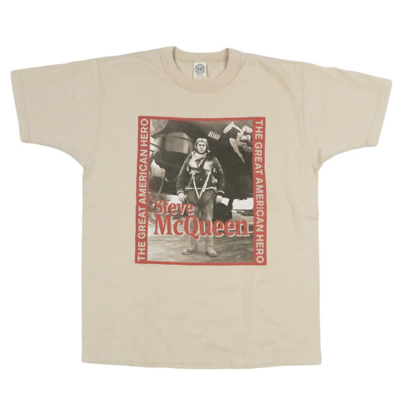 トイズマッコイ TOYS McCOY Kaos Lengan Pendek S. McQUEEN "THE GREAT AMERICAN HERO" TMC2606【2026年春夏新作】