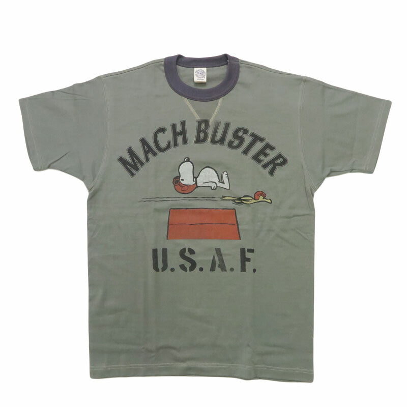 トイズマッコイ TOYSMcCOY 半袖 Tシャツ スヌーピー PEANUTS TEE SNOOPY " MACH BUSTER U.S.A.F. " TMC2627 【2026年春夏新作】