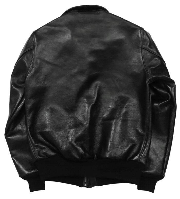 トイズマッコイ TOYS McCOY ブラック A-2 レザー フライトジャケット RWA CLOTHING CO. BLACK VER. RED LINING ホースハイド 馬革 TMJ2506 【2025年春夏新作】