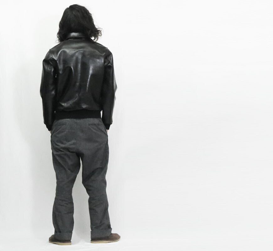 トイズマッコイ TOYS McCOY ブラック A-2 レザー フライトジャケット RWA CLOTHING CO. BLACK VER. RED LINING ホースハイド 馬革 TMJ2506 【2025年春夏新作】