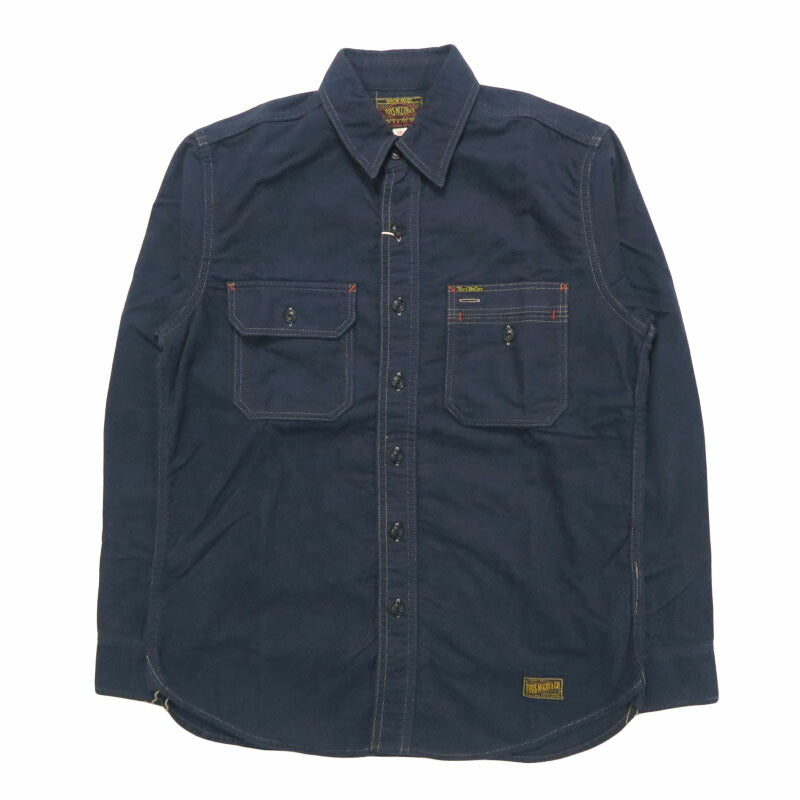 トイズマッコイ TOYS McCOY 長袖 ネル ワーク シャツ 無地 COTTON FLANNEL SIDEWINDER SHIRT TMS2509【2025年秋冬新作】