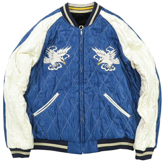 テーラー東洋 テイラー東洋 Tailor Toyo ベロア×キルト サテン スカジャン ROARING TIGER × WHITE EAGLE ジャケット 50年代中期 ベルベット 別珍 TT15544 【2024-25年秋冬新作】