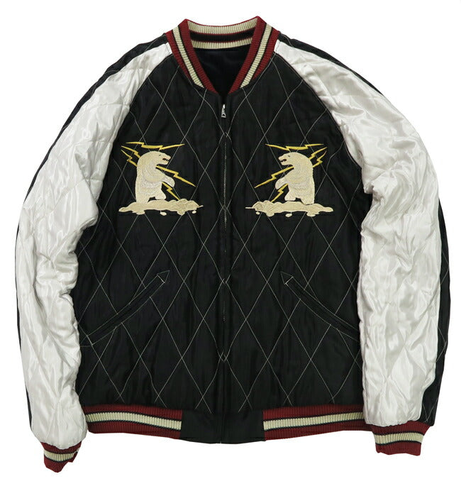 テーラー東洋 テイラー東洋 Tailor Toyo ベロア×キルト サテン スカジャン MOUNTAIN GOAT × ALASKAN FLAG ジャケット 50年代後期 ベルベット 別珍 TT15544 【2024-25年秋冬新作】