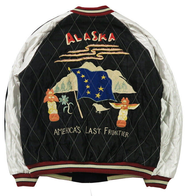 テーラー東洋 テイラー東洋 Tailor Toyo ベロア×キルト サテン スカジャン MOUNTAIN GOAT × ALASKAN FLAG ジャケット 50年代後期 ベルベット 別珍 TT15544 【2024-25年秋冬新作】