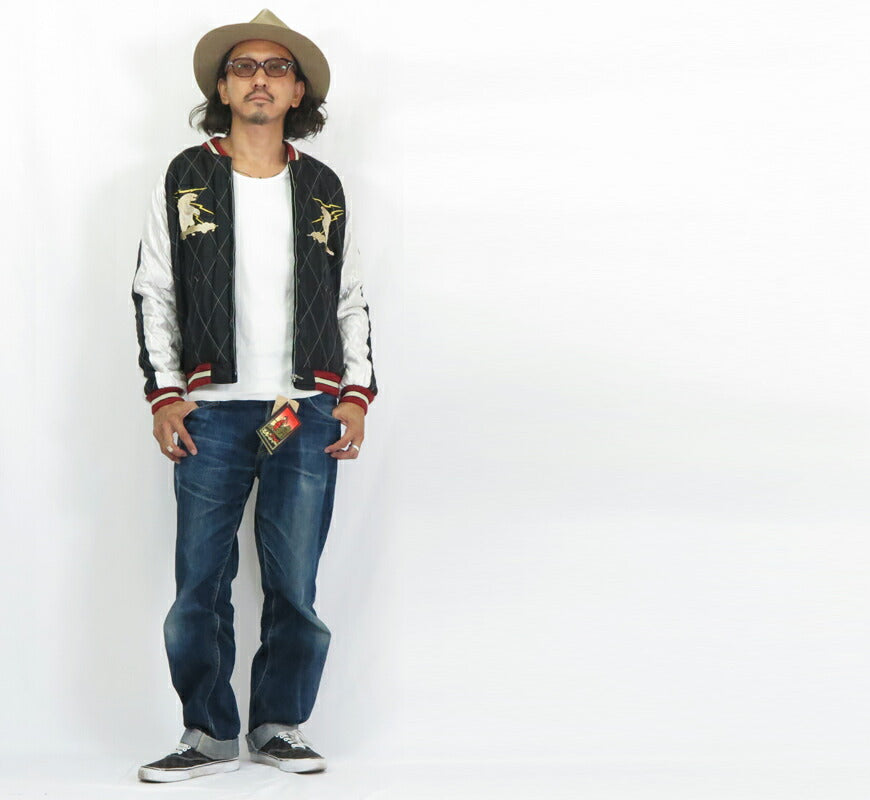 テーラー東洋 テイラー東洋 Tailor Toyo ベロア×キルト サテン スカジャン MOUNTAIN GOAT × ALASKAN FLAG ジャケット 50年代後期 ベルベット 別珍 TT15544 【2024-25年秋冬新作】