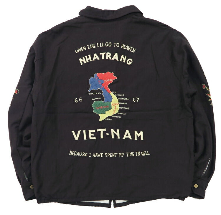 テーラー東洋 テイラー東洋 Tailor Toyo ベトナム ジャケット ベトジャン エイジングモデル VIETNAM MAP 1960年代中期 刺繍 コットンレーヨン ジャンパー TT15547 【2024-25年秋冬新作】