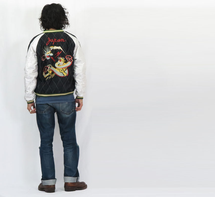 テーラー東洋 テイラー東洋 Tailor Toyo 2025年新春限定モデル ベロア×キルト サテン スカジャン SPIDERWEB, SNAKE & SKULL × DRAGON & TIGER ジャケット ベルベット 別珍 TT15666 【2024-25年秋冬新作】